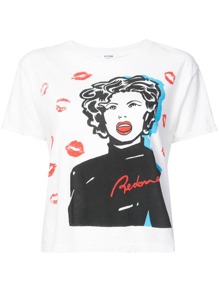 Re/done Smack Graphic Tee - White
