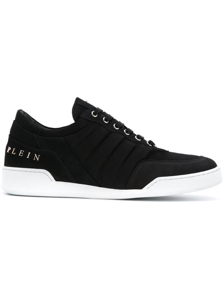 Philipp Plein Ribbed Sneakers - Black