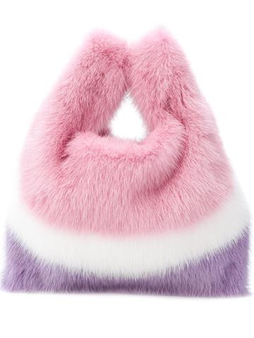 Simonetta Ravizza Mini Furrissima Bag - Pink & Purple