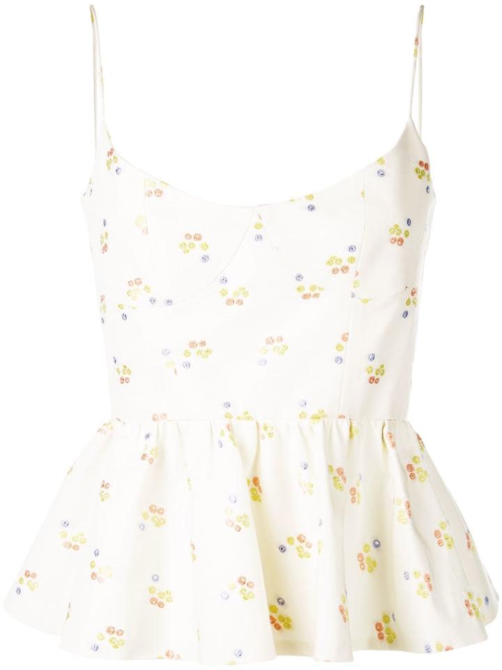 Markarian Spaghetti Strap Top - White
