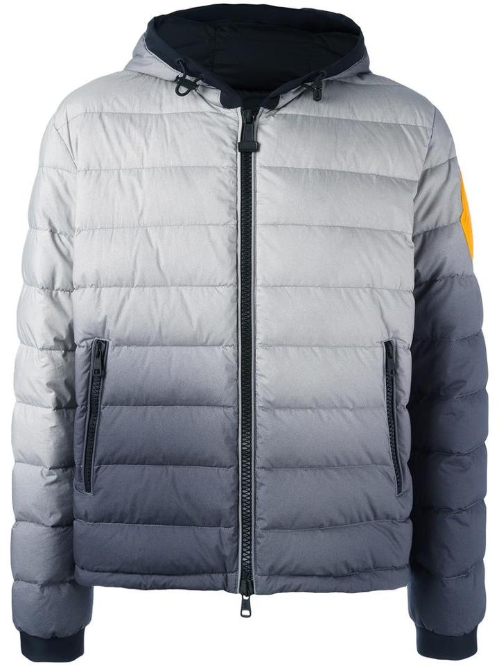 Moncler X Off-white Oversized Logo Padded Jacket, Men's, Size: 2, Grey, Cotton/polyamide/feather Down