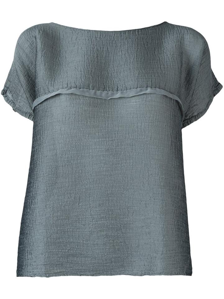 Issey Miyake Cauliflower Plissé Top, Women's, Grey, Polyester