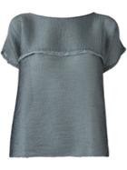 Issey Miyake Cauliflower Plissé Top, Women's, Grey, Polyester
