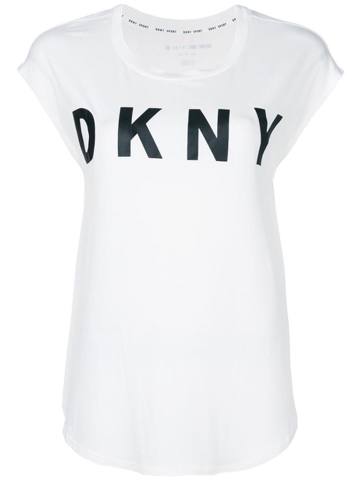 Dkny Reflective Logo T-shirt - White