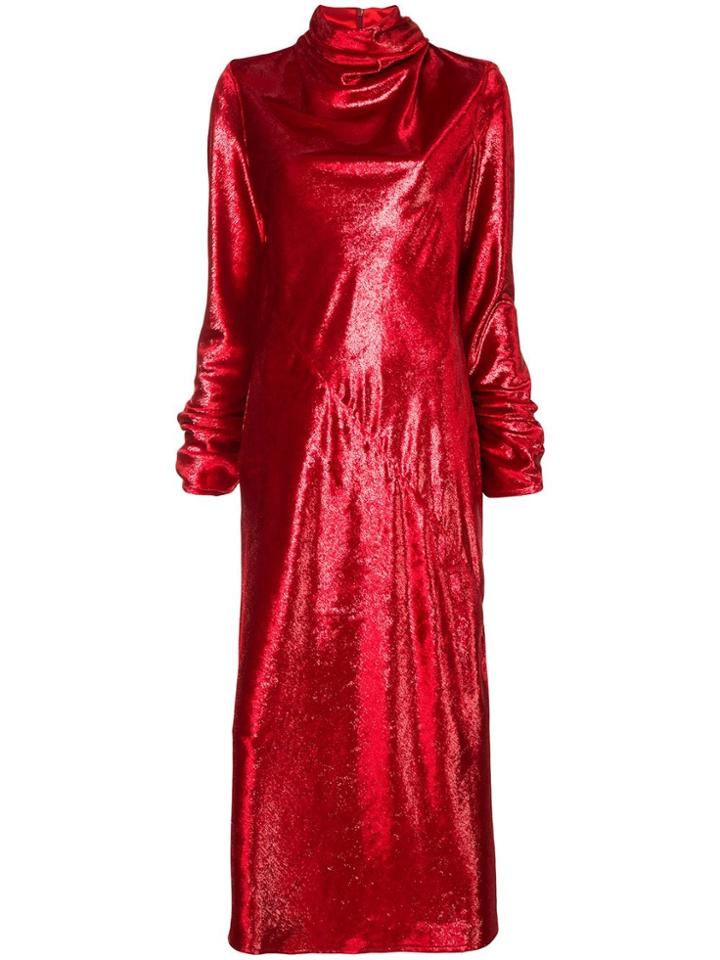 Ellery Gotham Midi Dress - Red