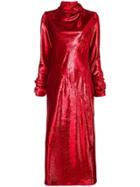 Ellery Gotham Midi Dress - Red