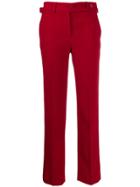Red Valentino Buckled Slim Trousers
