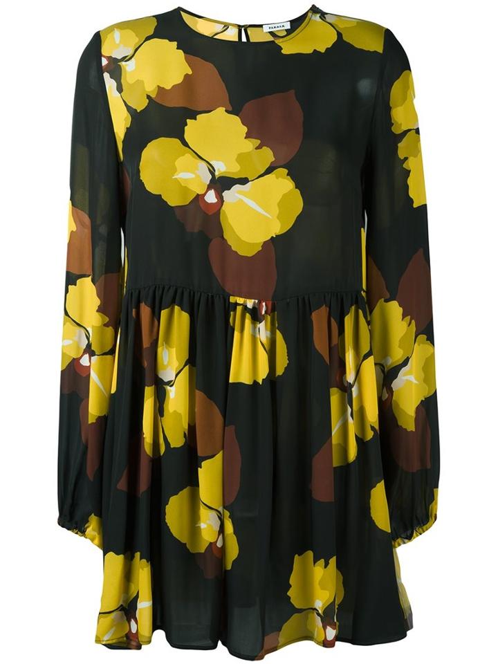 P.a.r.o.s.h. 'satoko' Dress, Women's, Size: Large, Black, Silk
