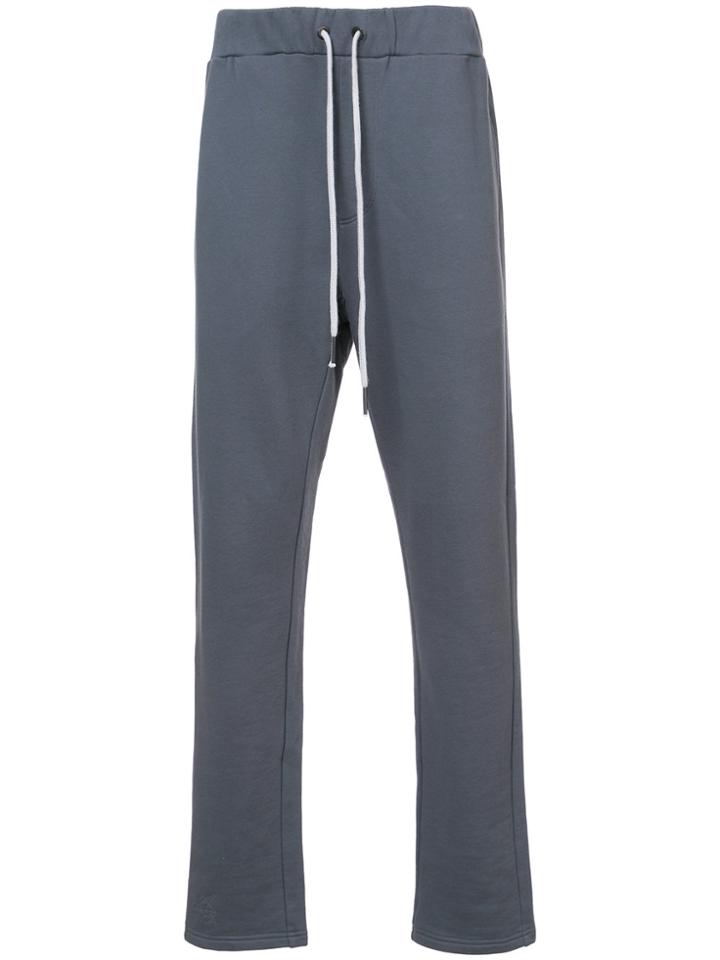 Rochambeau Relaxed-fit French Terry Trousers - White