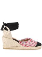 Castañer Janit Tweed Espadrilles - Black