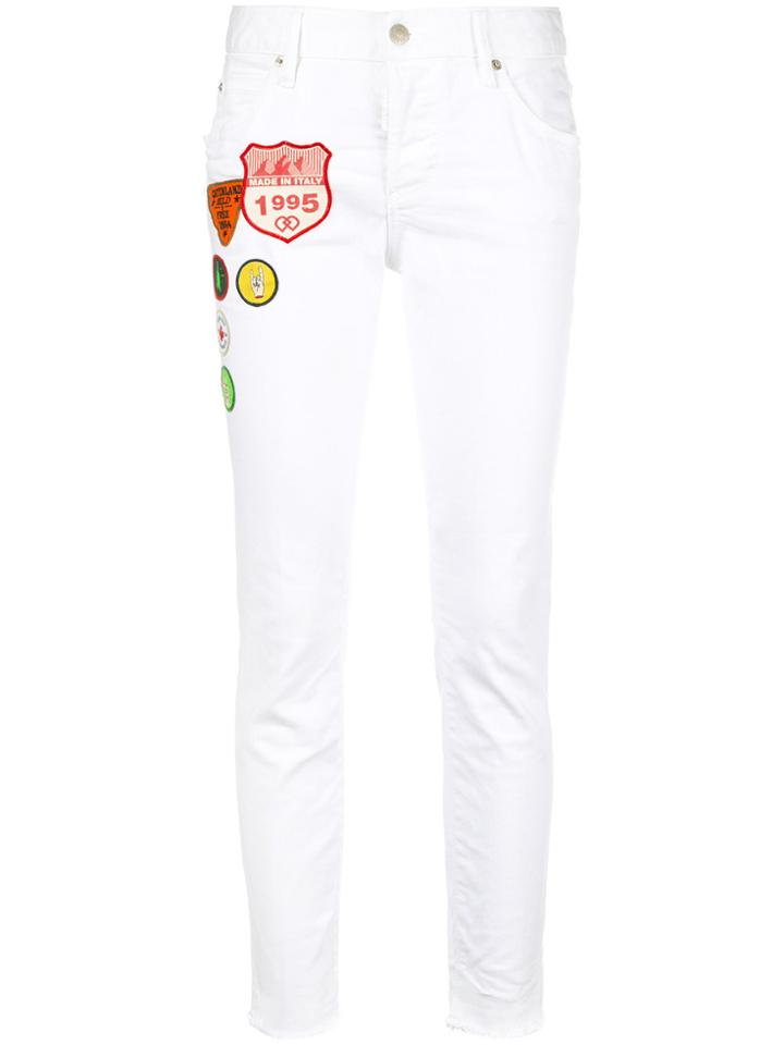 Dsquared2 Cool Girl Patch Jeans - White