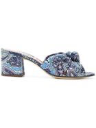 Etro Paisley Print Sandals - Multicolour