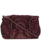Jamin Puech Embroidered Shoulder Bag - Pink & Purple