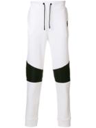 Philipp Plein Moto Panel Tracksuit Bottoms - White