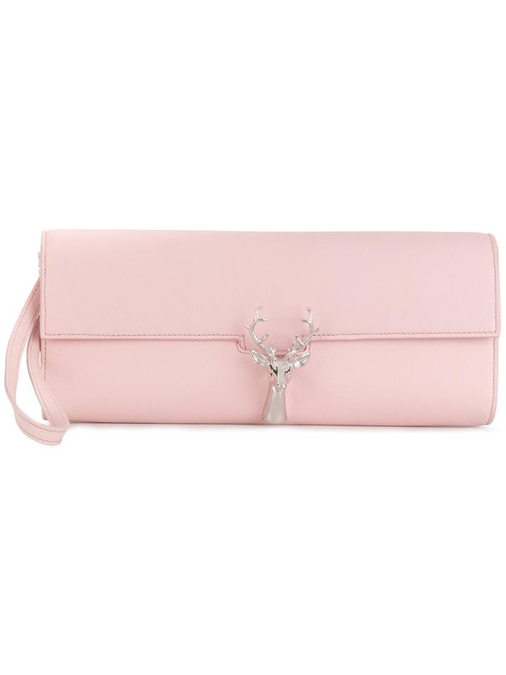 Savas Andrea Clutch Handle Bag - Pink & Purple