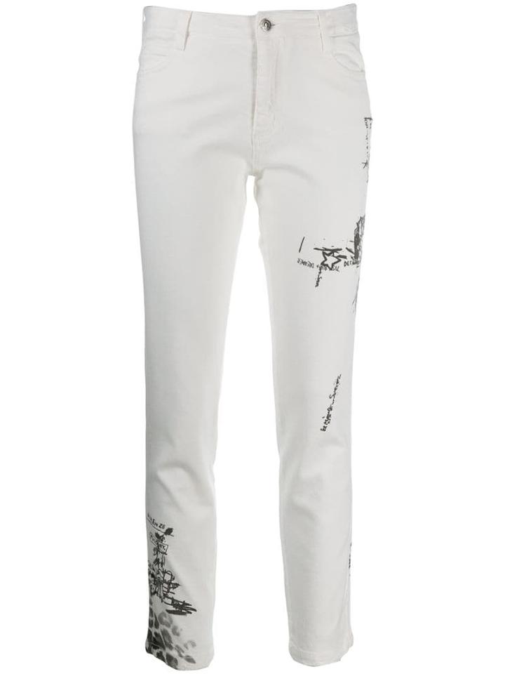 Ermanno Scervino Cropped Jeans - White