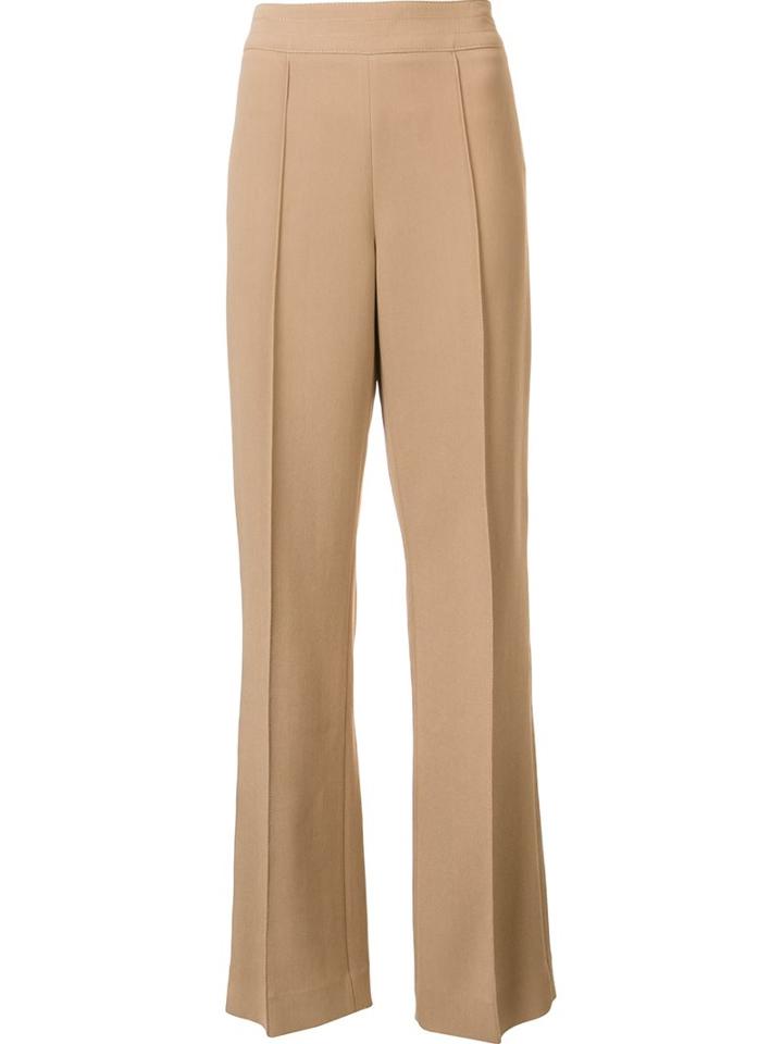 Victor Alfaro Bootcut Trousers, Women's, Size: 6, Nude/neutrals, Spandex/elastane/viscose