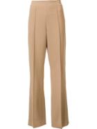 Victor Alfaro Bootcut Trousers, Women's, Size: 6, Nude/neutrals, Spandex/elastane/viscose