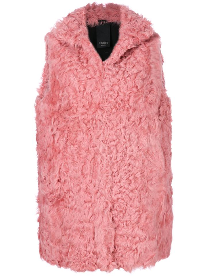 Numerootto Longline Gilet - Pink & Purple