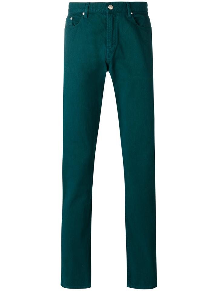 Ps By Paul Smith Straight-leg Jeans, Men's, Size: 29/30, Green, Cotton