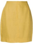 Jean Paul Gaultier Pre-owned 1990's High Rise Mini Skirt - Yellow