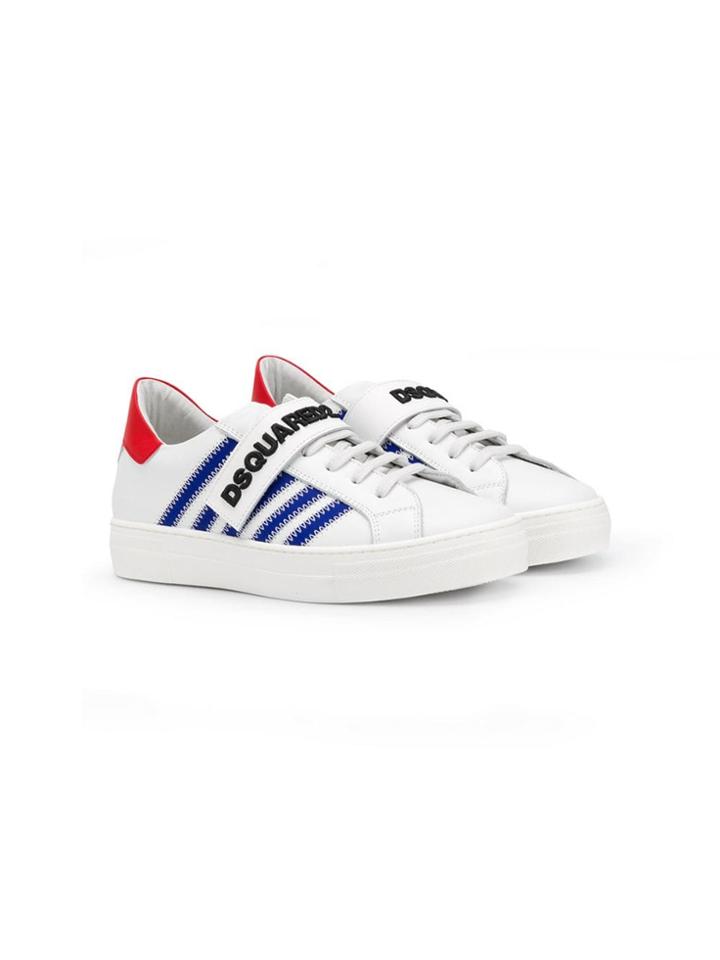 Dsquared2 Kids Teen Classic Lo-top Sneakers - White