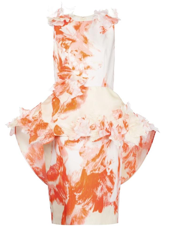 Christian Siriano Petal Dress