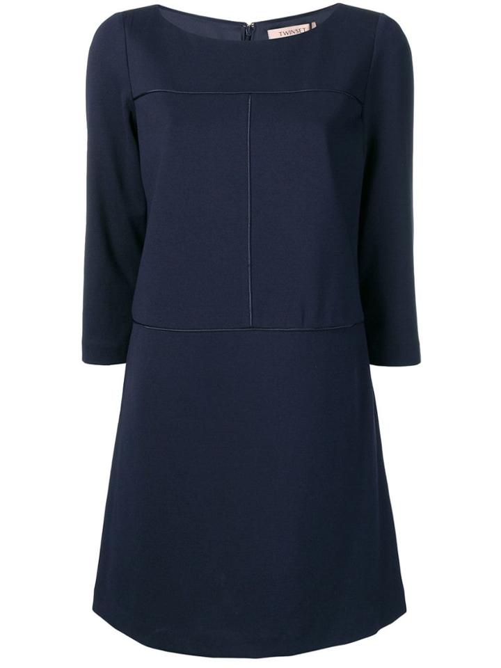 Twin-set Straight T-shirt Dress - Blue