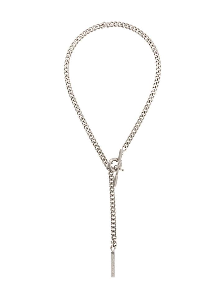 Dsquared2 T-bar Chain Necklace - Silver