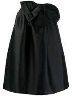 P.a.r.o.s.h. Bow Detail Full Skirt - Black