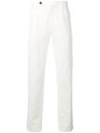 Massimo Alba Tailored Chino Trousers - White