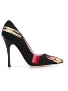 Giamba Lipstick Print Pumps