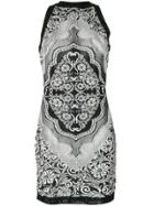 Balmain Jacquard Lace Dress - Black