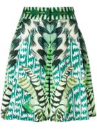 Temperley London Garden Leaf Printed Shorts - Green