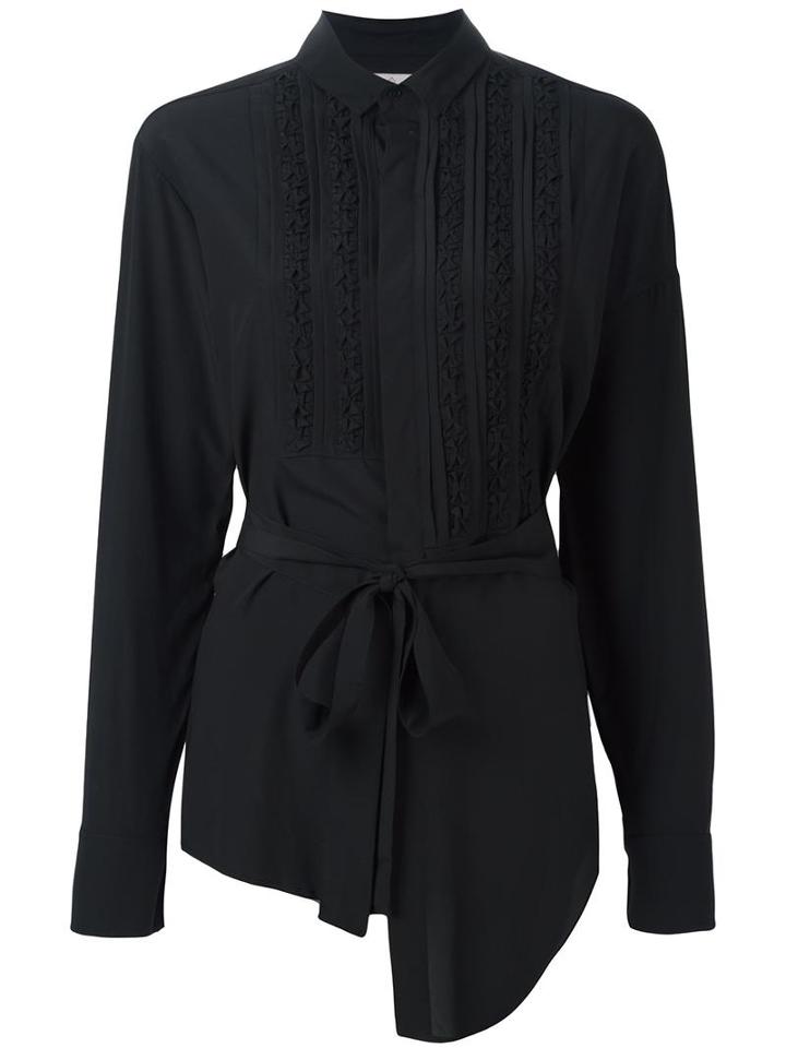 A.f.vandevorst 'cocktail' Shirt, Women's, Size: 42, Black, Silk/spandex/elastane