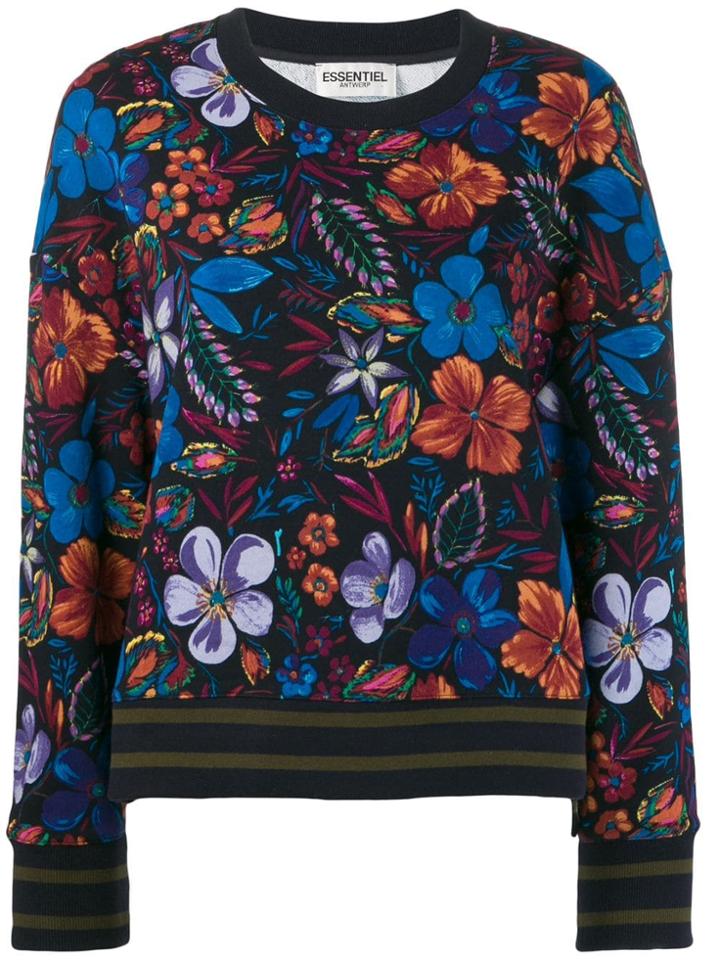 Essentiel Antwerp Floral Sweatshirt - Blue