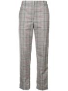 Calvin Klein 205w39nyc Check Tapered Trousers - Grey