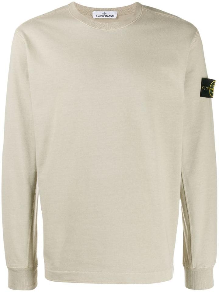 Stone Island Compass Badge Sweatshirt - Grey