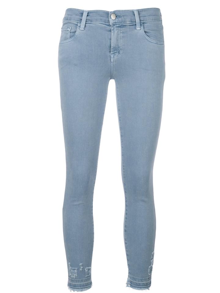 J Brand Stretch Skinny Jeans - Blue