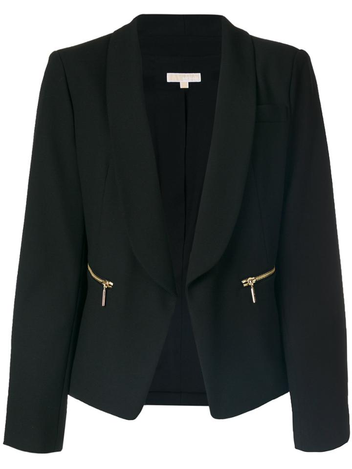 Michael Michael Kors Classic Fitted Blazer - Black