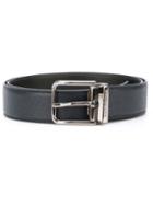 Dolce & Gabbana Classic Belt, Men's, Size: 100, Blue, Calf Leather