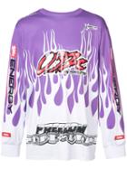 032c - Motocross Flame Sweatshirt - Men - Polyester/spandex/elastane - M, White, Polyester/spandex/elastane