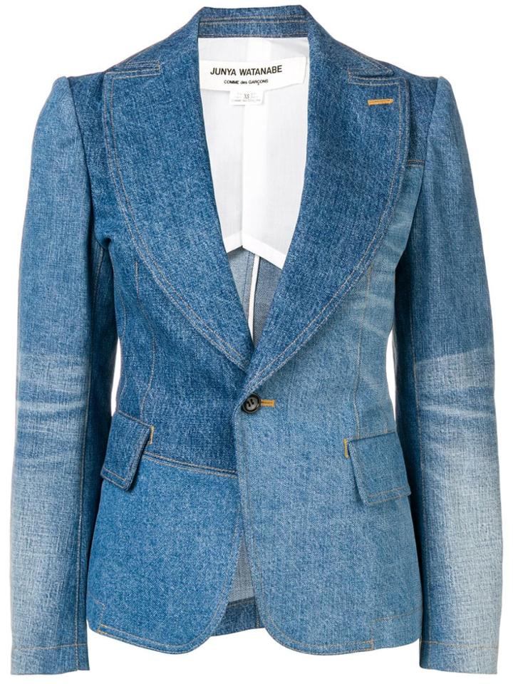 Junya Watanabe Denim Blazer - Blue