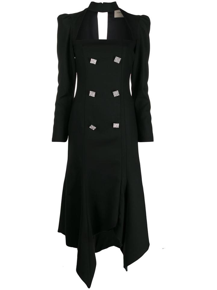Giuseppe Di Morabito Fitted Double-breasted Dress - Black