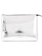 No21 Metallic Zip Clutch