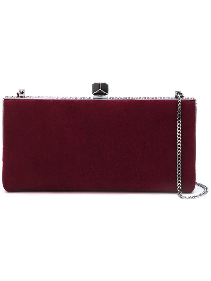 Jimmy Choo Celeste Clutch Bag - Pink & Purple