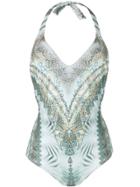 Parah Multi-print One-piece Suit - Blue