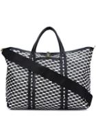 Pierre Hardy 'polycube' Tote, Adult Unisex, Black, Calf Leather/canvas