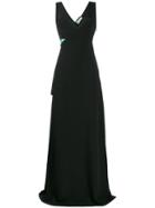 Emilio Pucci Belted Long Gown - Black