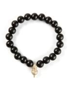 Luis Morais Diamond Embellished Detail Bracelet